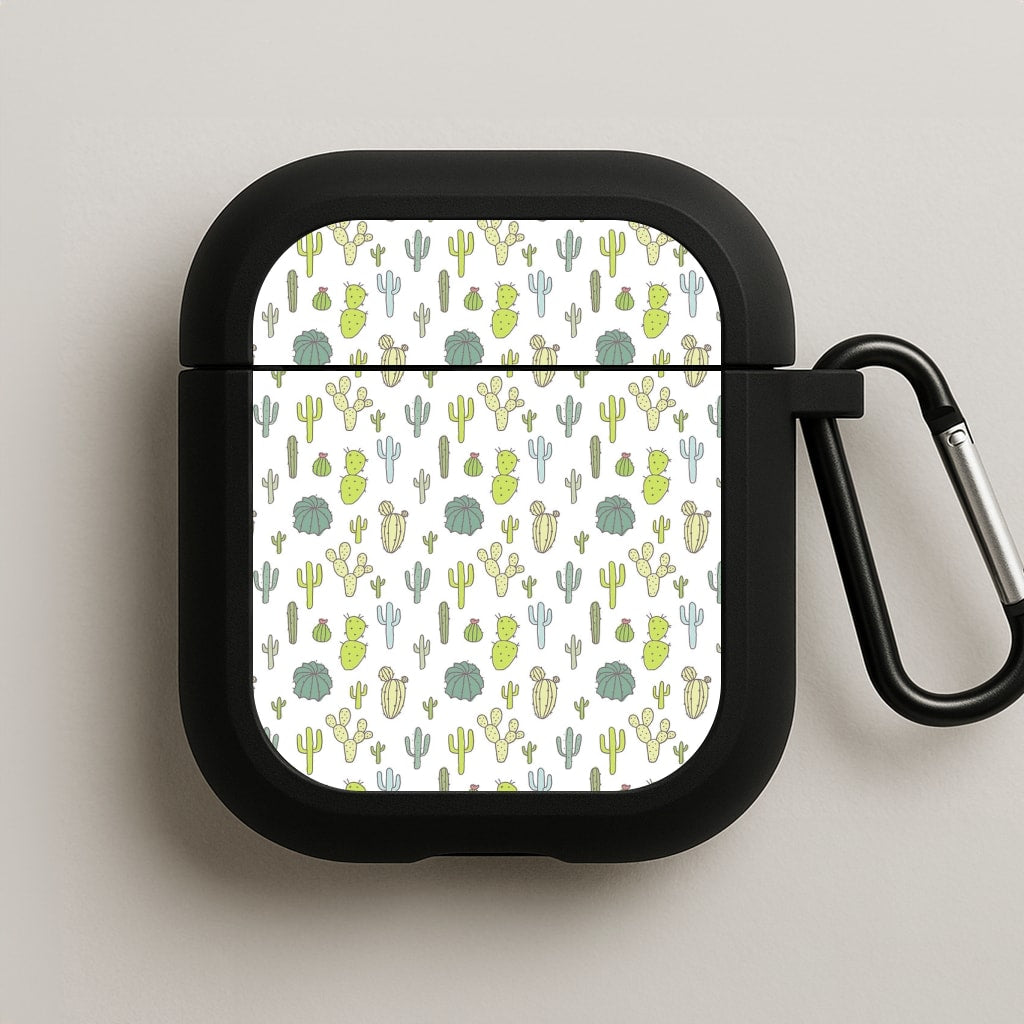 Cactus Pattern AirPods Case
