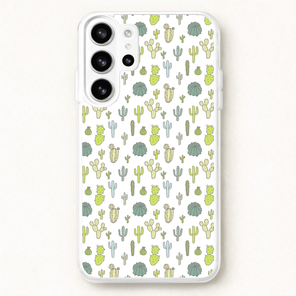 Cactus Pattern Phone Case for Galaxy S26 Ultra
