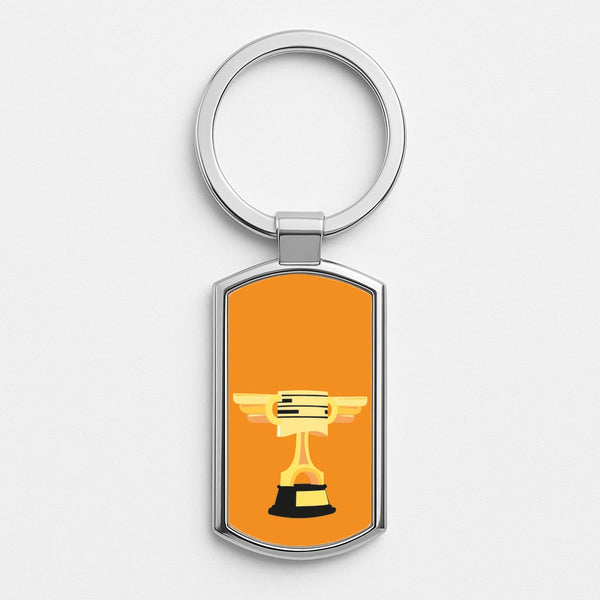 Trophy - Cars Silver Keyring