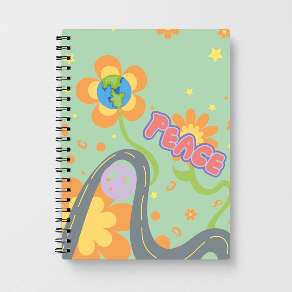Peace - Cars Notebook