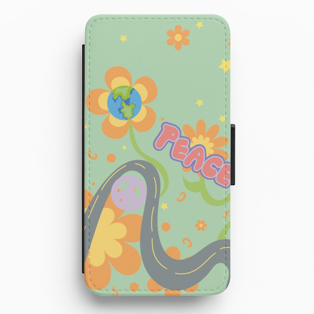 Peace - Cars Flip / Wallet Phone Case