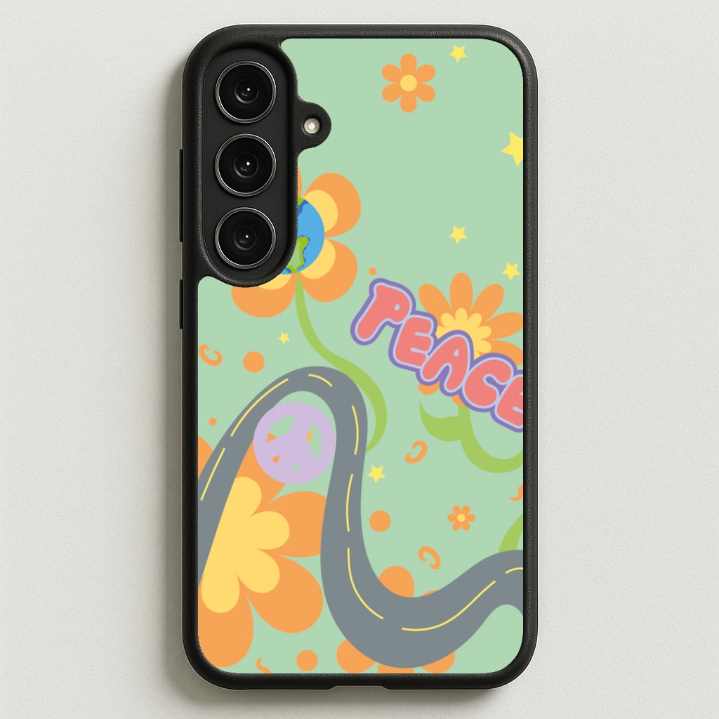 Peace - Cars Phone Case for Galaxy S25FE