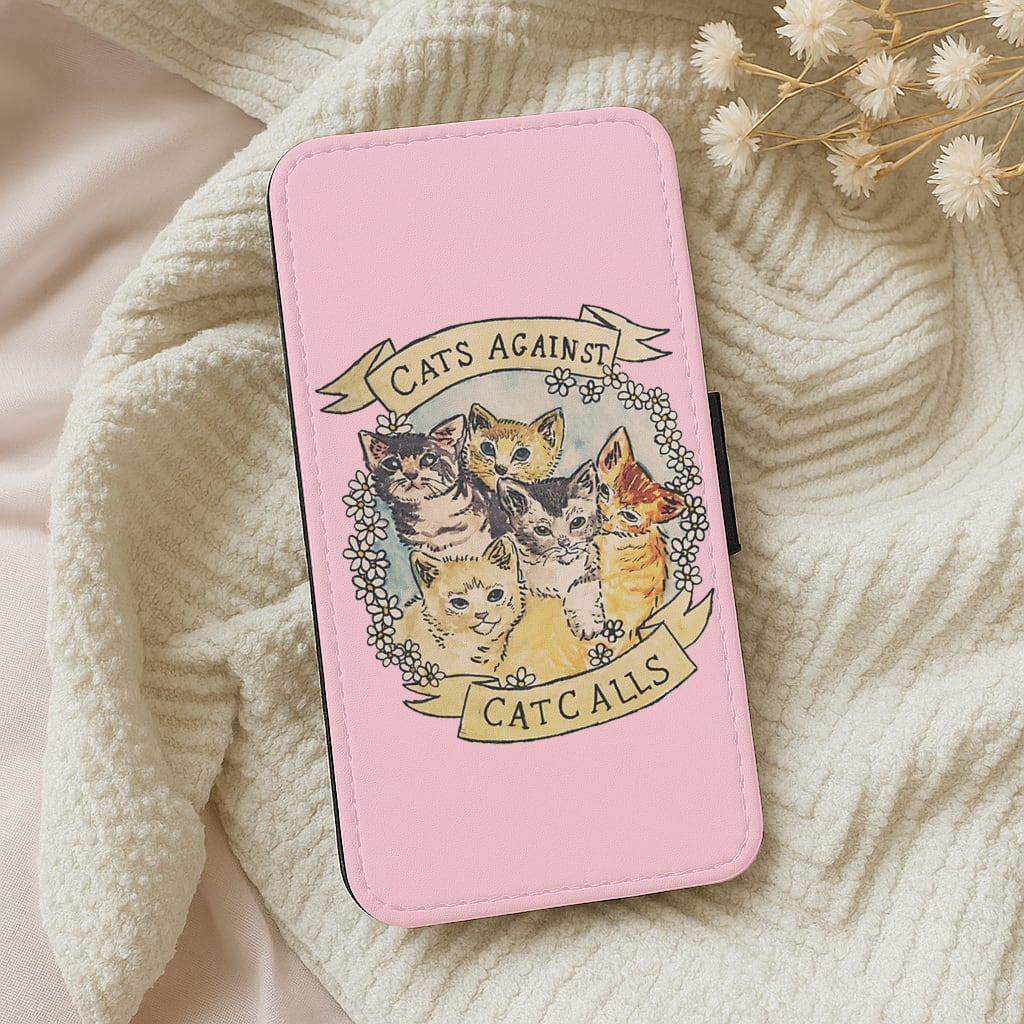 Cats Against Cat Calls Wallet Phone Case