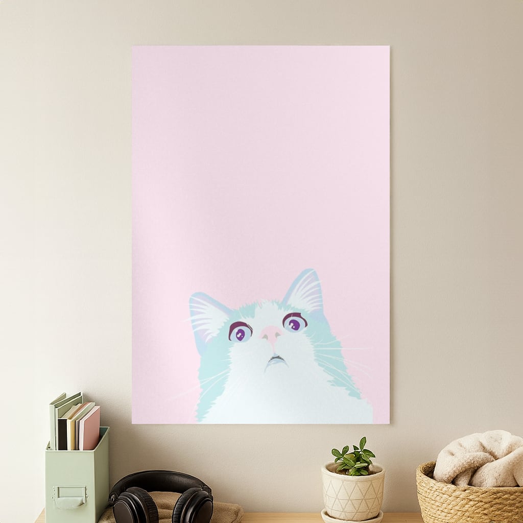 Curious Cat Poster