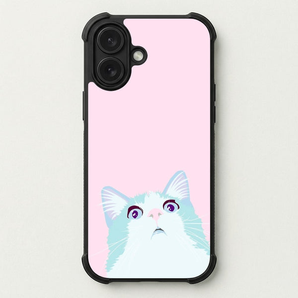 Curious Cat Phone Case — Bumper case
