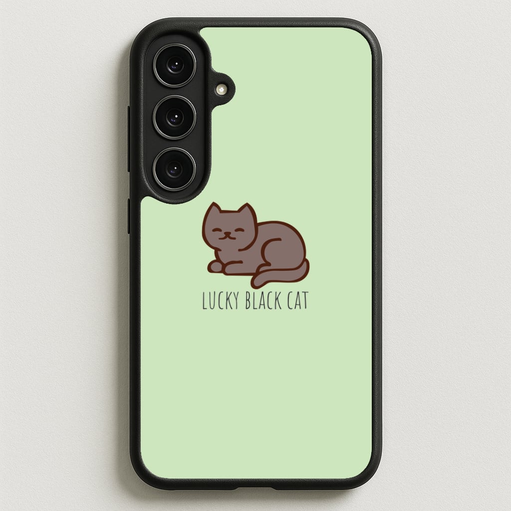 Lucky Black Cat - Cats Phone Case for Galaxy S25FE