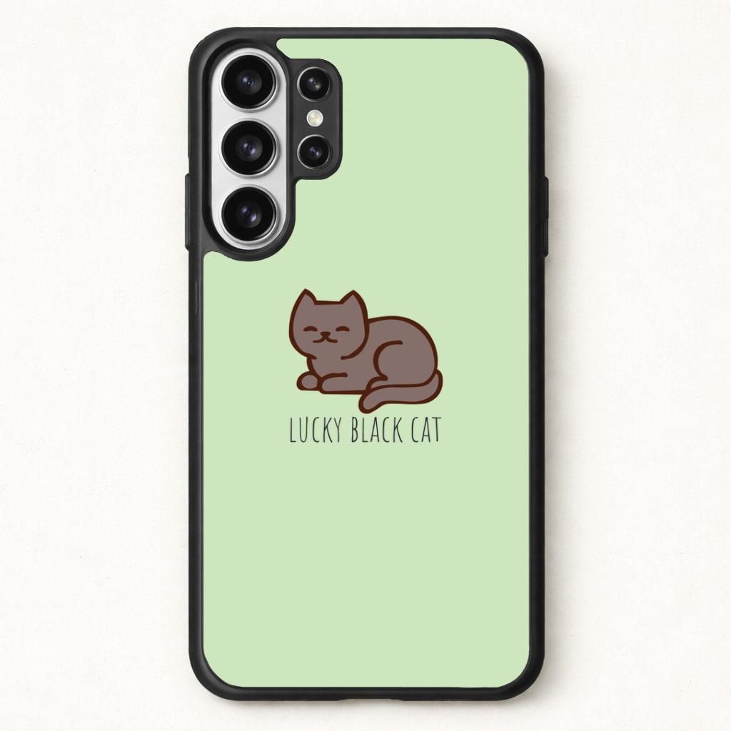 Lucky Black Cat - Cats Phone Case for Galaxy S26 Ultra