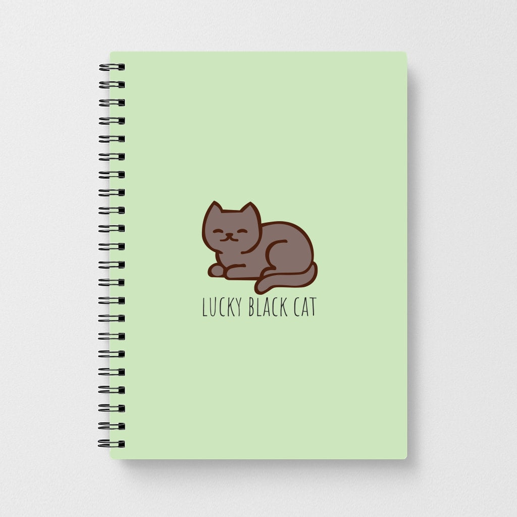 Lucky Black Cat - Cats Notebook