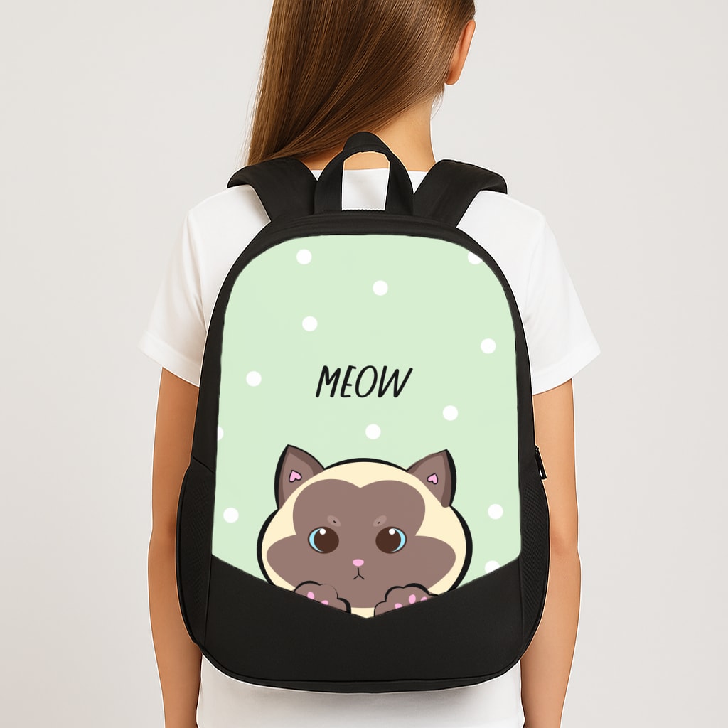 Meow Green - Cats Backpack