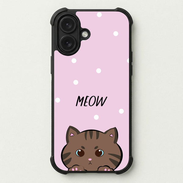 Meow Purple - Cats Phone Case — Bumper case