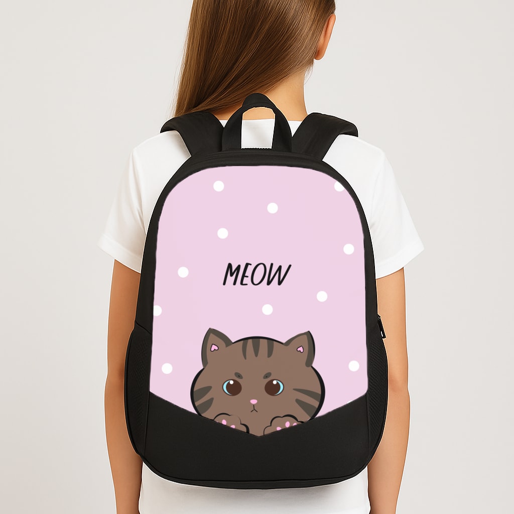 Meow Purple - Cats Backpack