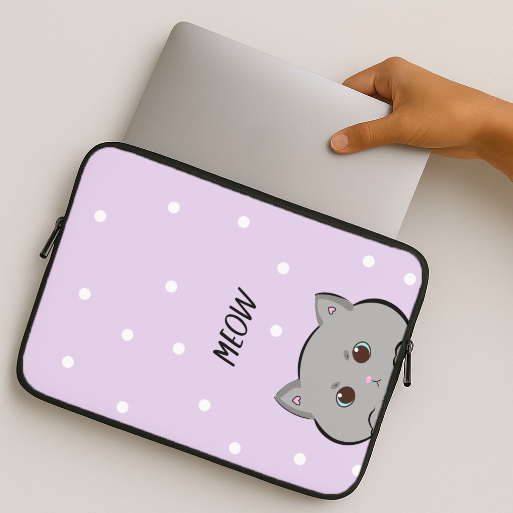 Grey Kitty - Cats MacBook Case