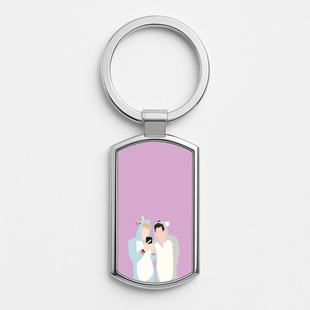Onsies - S & C Silver Keyring