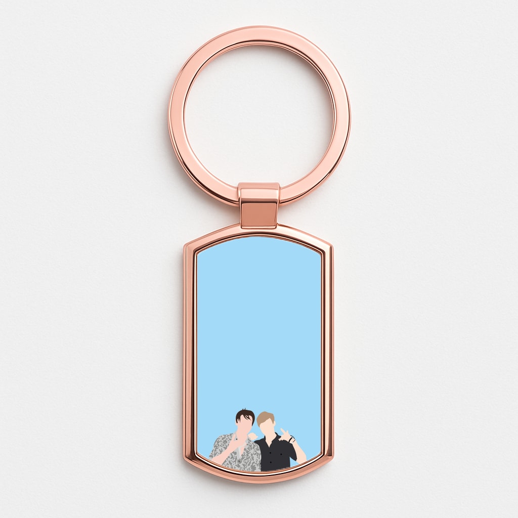 Pose - S & C Rose Gold Keyring