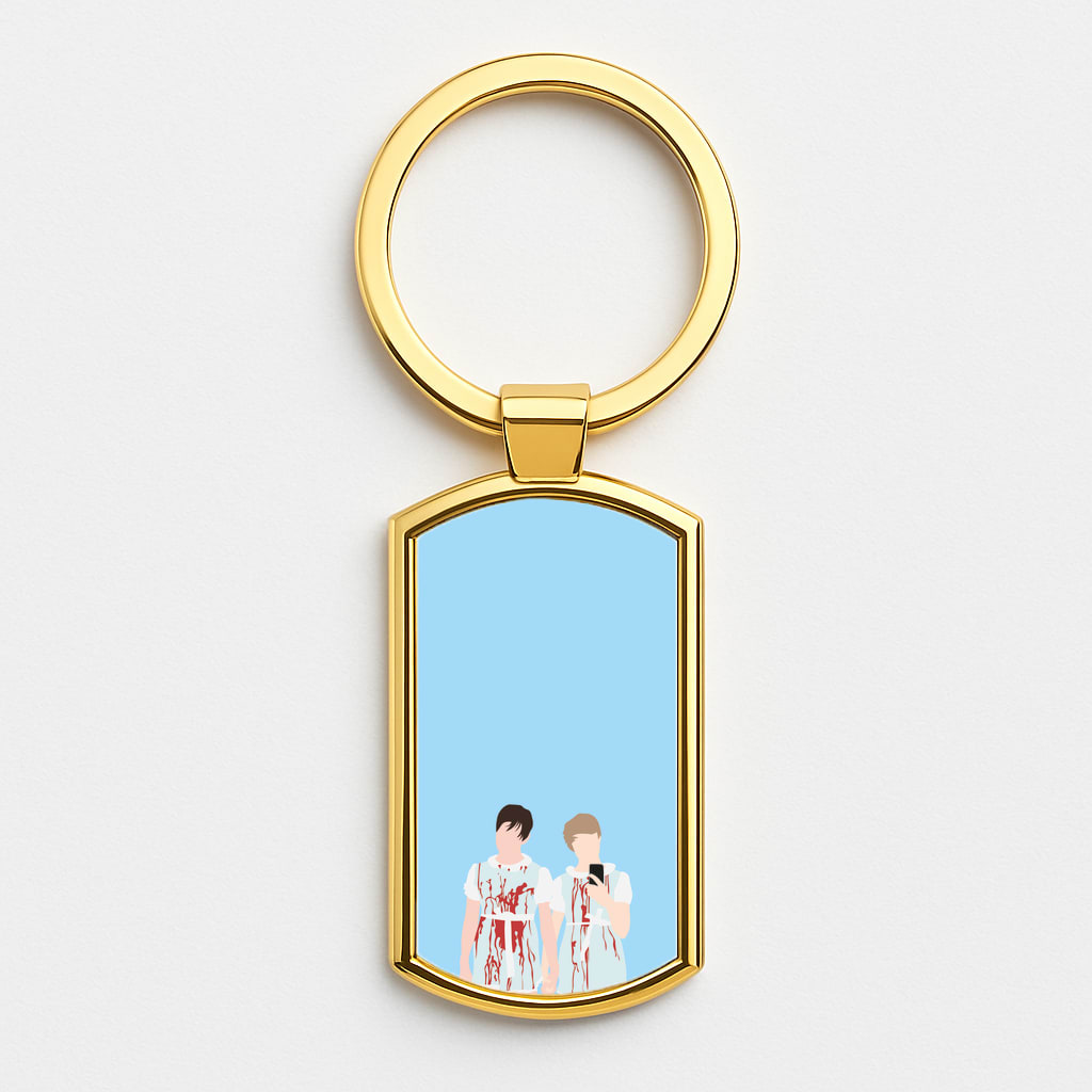 Halloween - S & C Gold Keyring