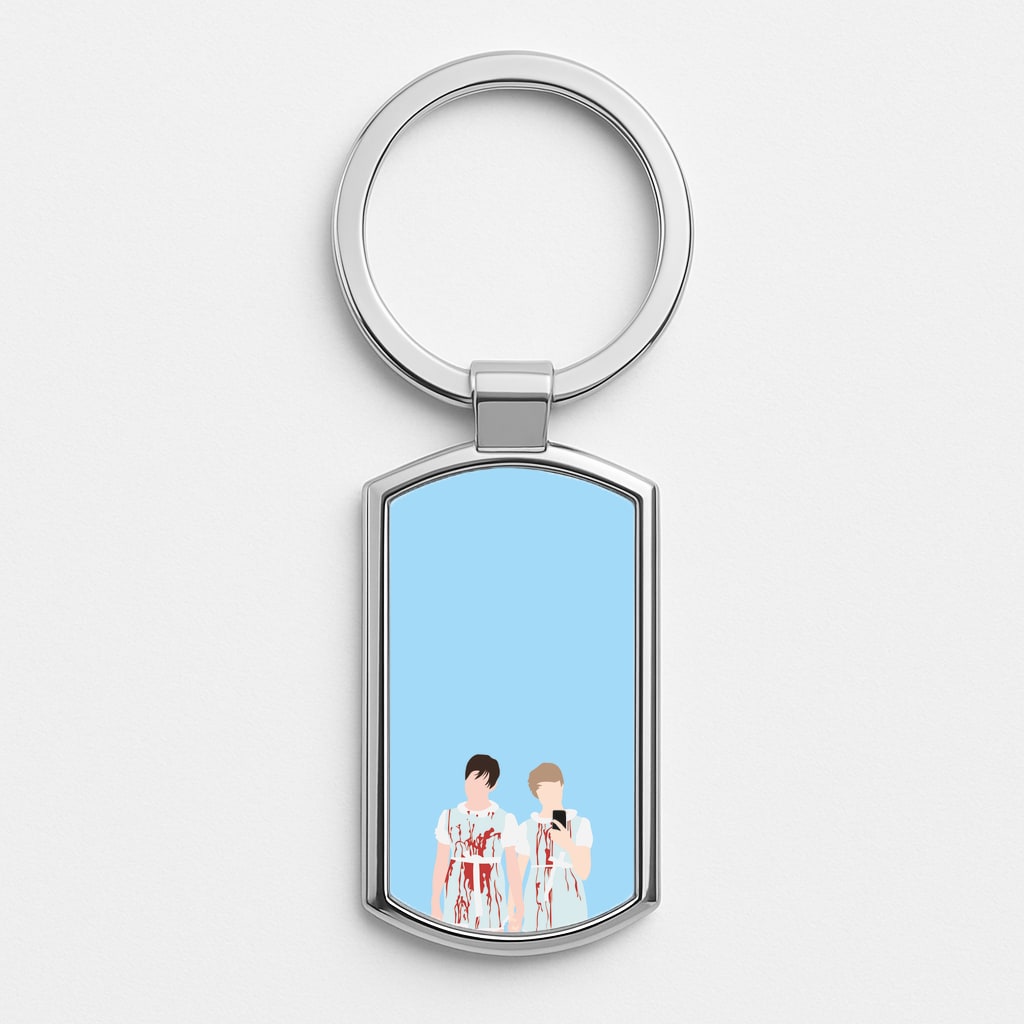 Halloween - S & C Silver Keyring