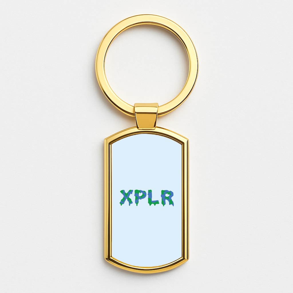 XPLR - S & C Gold Keyring