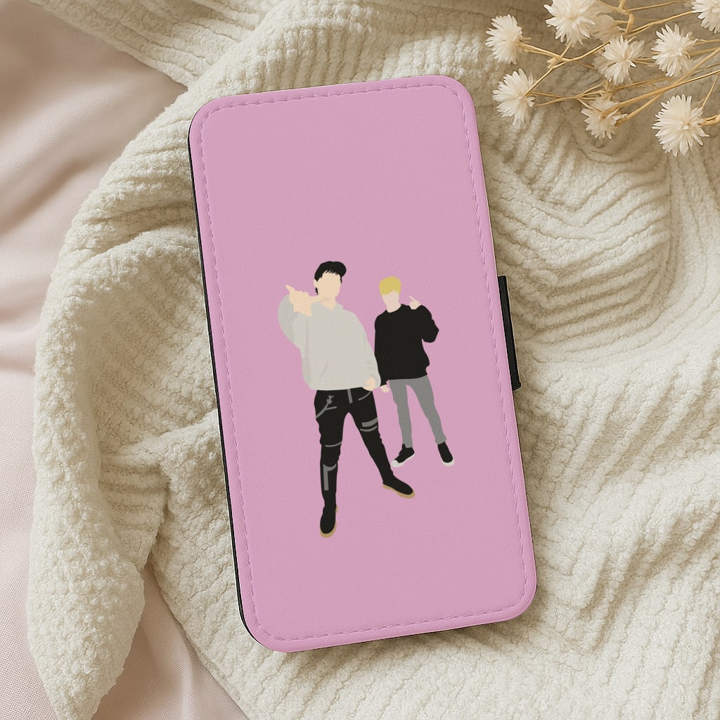 Standing - S & C Wallet Phone Case