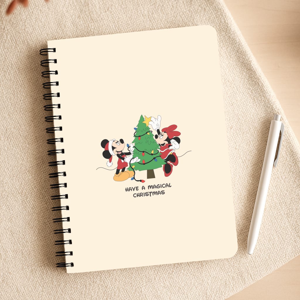 Festive Fairytale Mice - Christmas Notepad