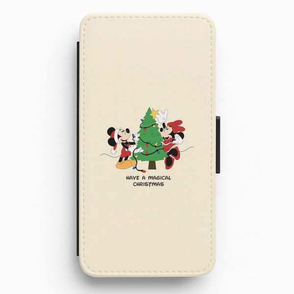Festive Fairytale Mice - Christmas Flip / Wallet Phone Case