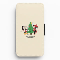Festive Fairytale Mice - Christmas Flip / Wallet Phone Case