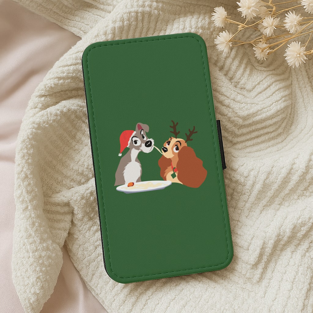 Christmas Lady Wallet Phone Case