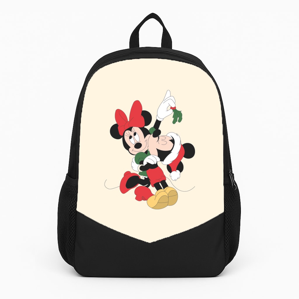 Mistletoe Fairytale Mice - Christmas Large Backpack
