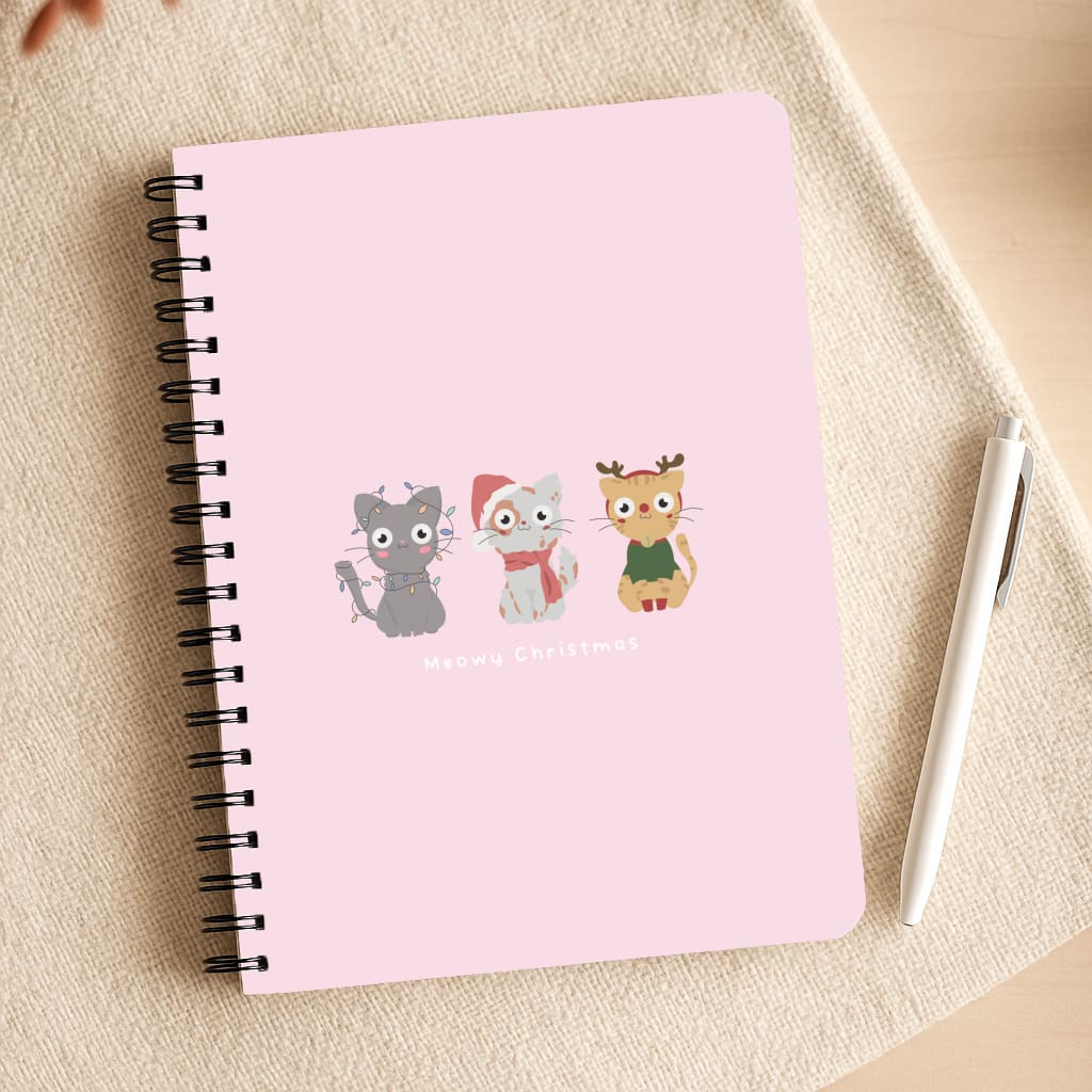 Meowy Christmas Notepad