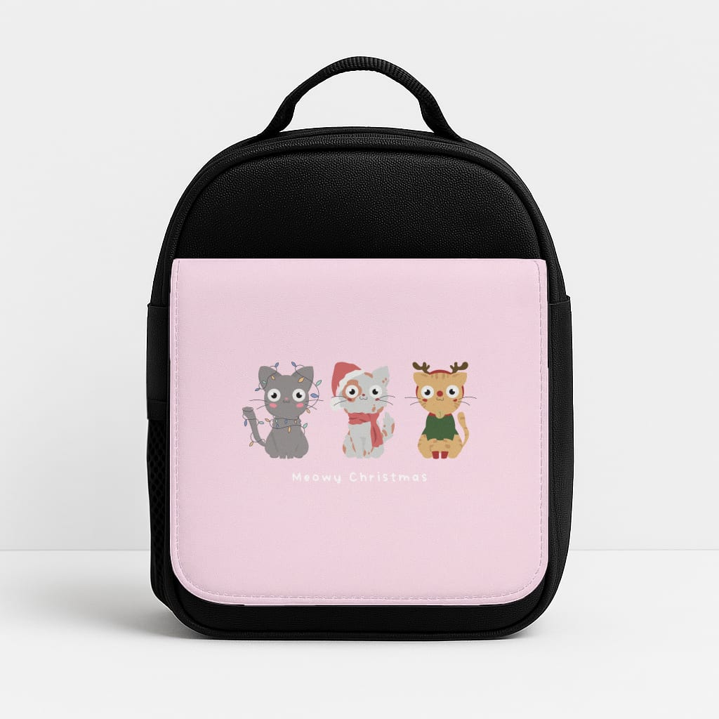 Meowy Christmas Insulated Lunchbox