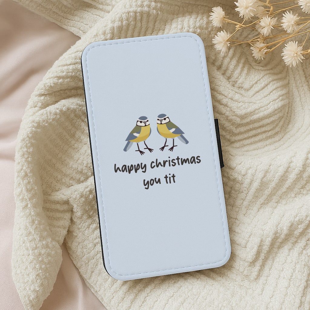 Happy Christmas You Tit - Christmas Wallet Phone Case