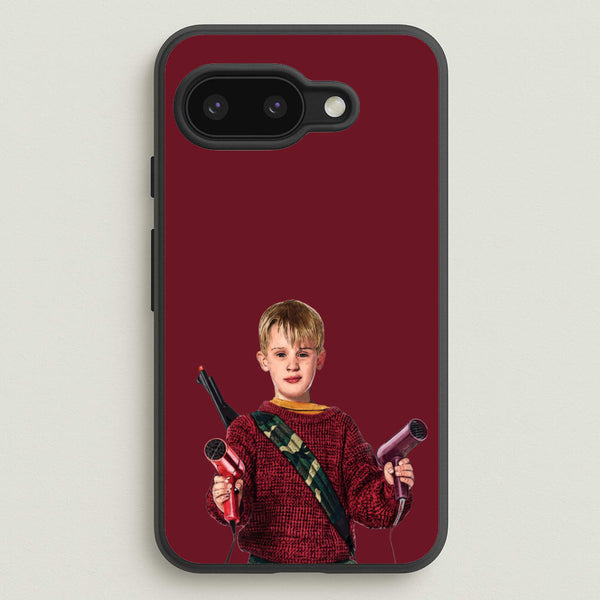 Home Alone - Kevin Hairdryer Phone Case - Google Pixel 9a / Standard