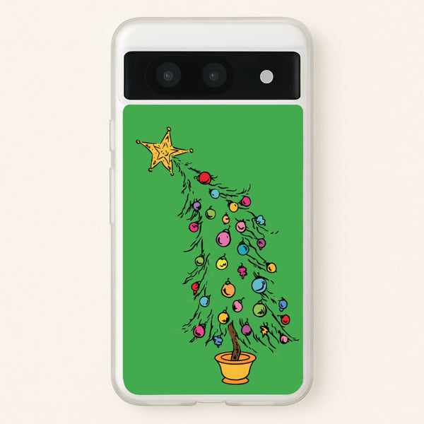 Whoville Tree - Grinch Phone Case - Google Pixel 8a / Standard