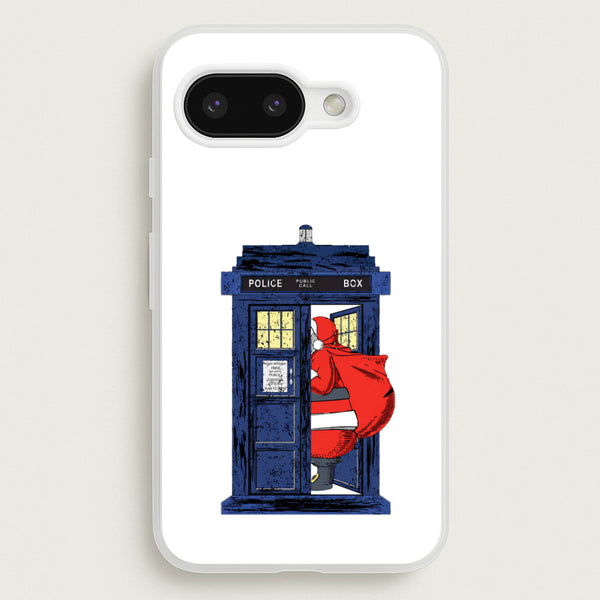 Santa's Tardis - Dr Who Phone Case - Google Pixel 9a / Standard