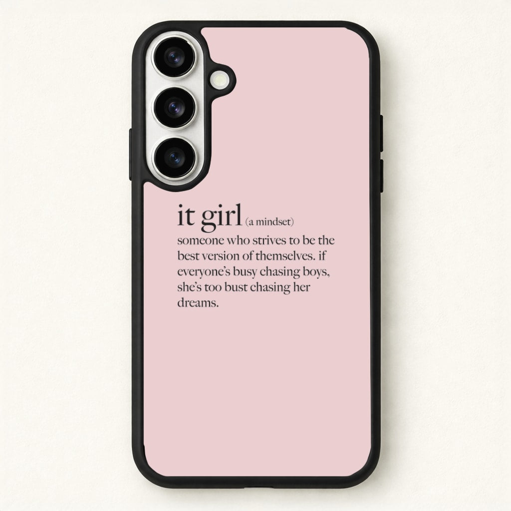 It Girl - Clean Girl Aesthetic Phone Case for Galaxy S26 Plus