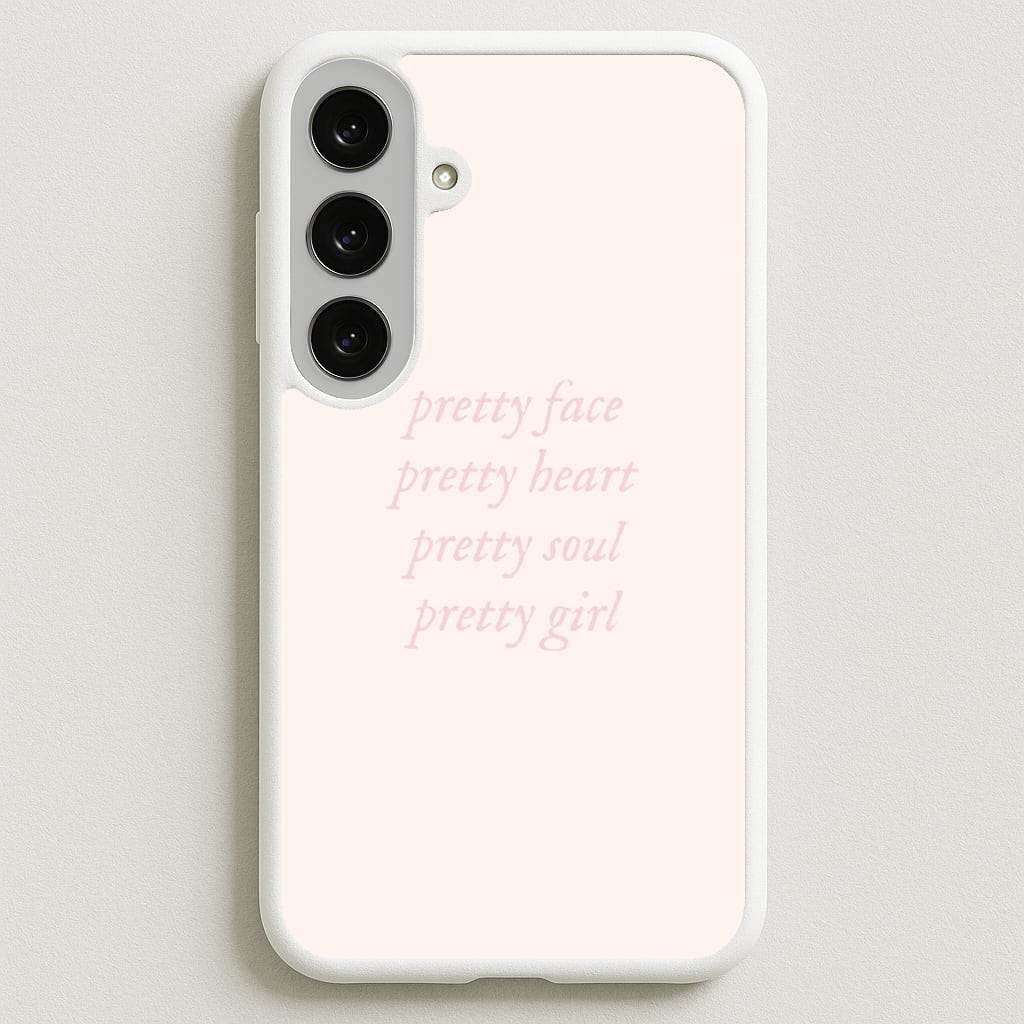 Pretty Girl - Clean Girl Aesthetic Phone Case for Galaxy S25FE