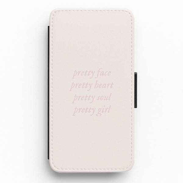 Pretty Girl - Clean Girl Aesthetic Flip / Wallet Phone Case