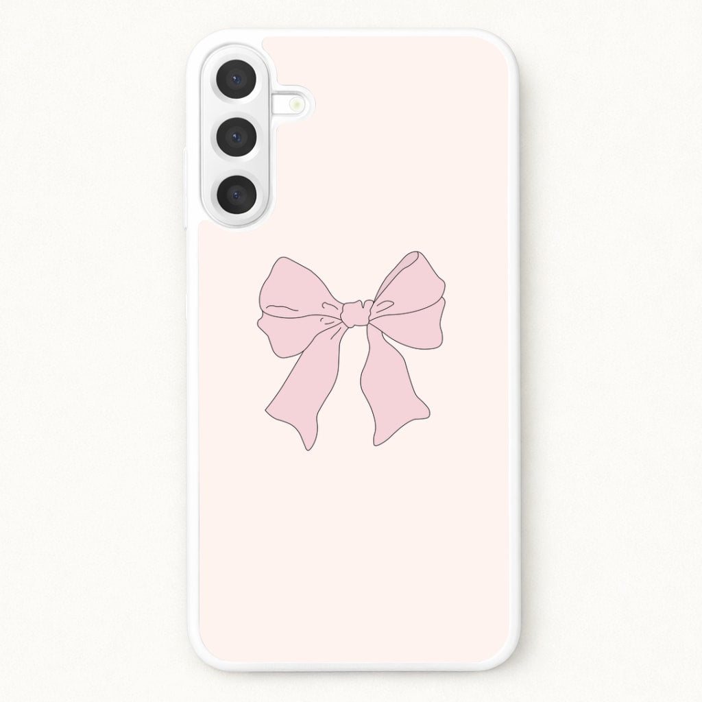 Bow - Clean Girl Aesthetic Phone Case for Galaxy A57
