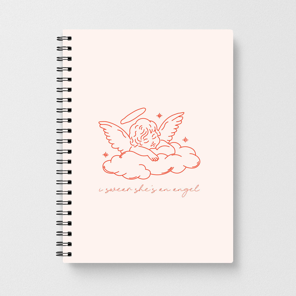 I Swear Shes An Angel - Clean Girl Aesthetic Notebook