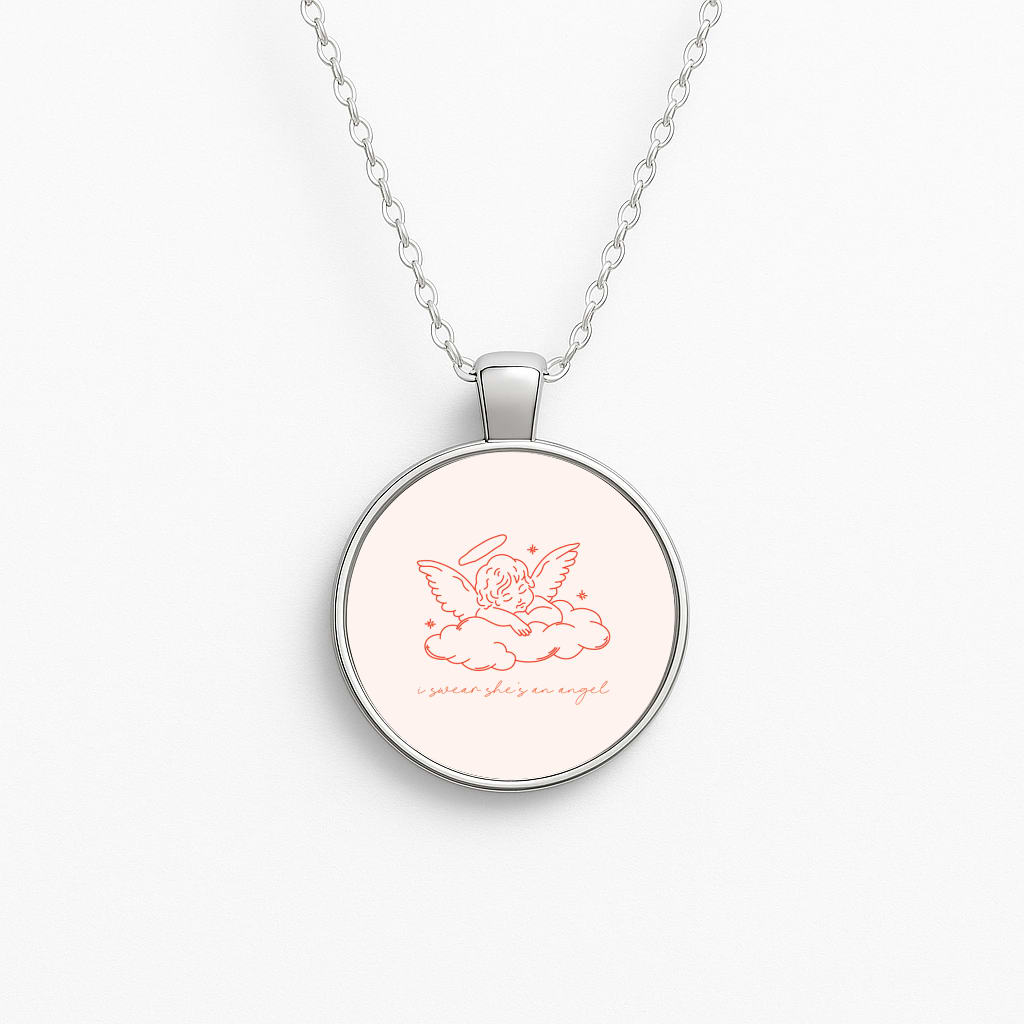 I Swear Shes An Angel - Clean Girl Aesthetic Necklace