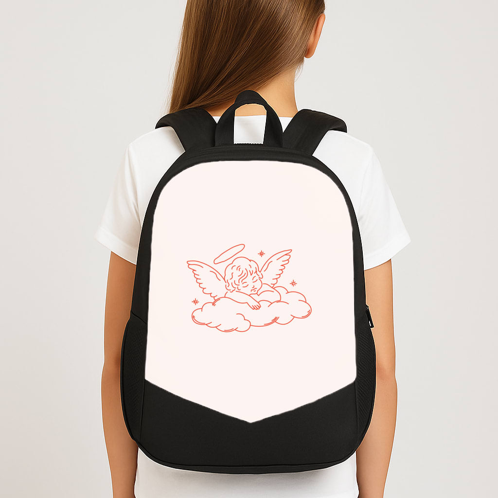 Angel - Clean Girl Aesthetic Large School Bag