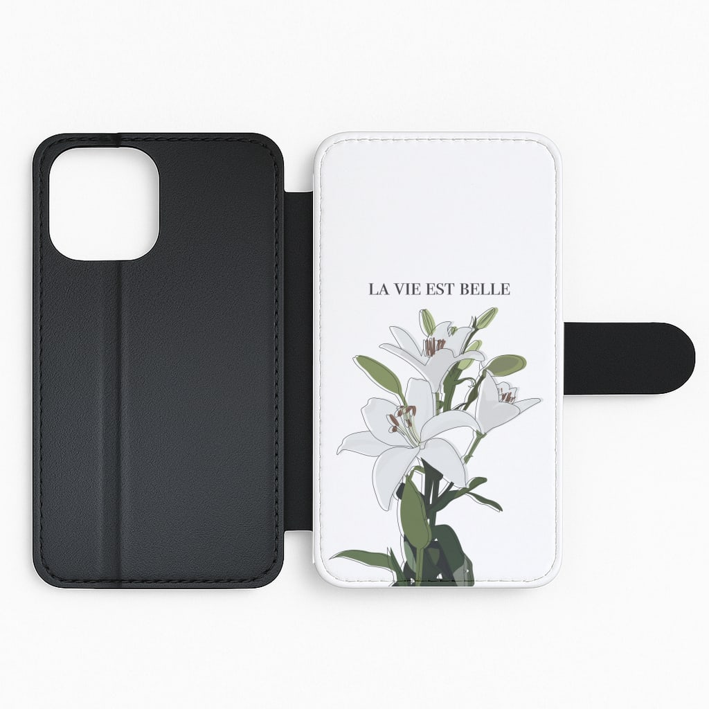 La Vie Est Belle - Clean Girl Aesthetic Flip Phone Case