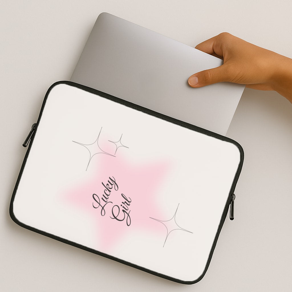 Lucky Girl - Clean Girl Aesthetic MacBook Case