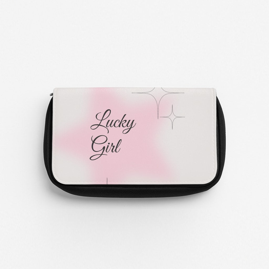 Lucky Girl - Clean Girl Aesthetic Pencil Case