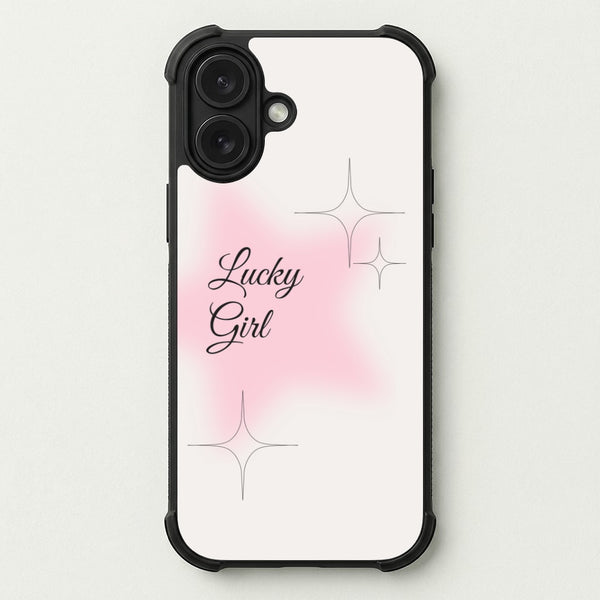 Lucky Girl - Clean Girl Aesthetic Phone Case — Bumper case