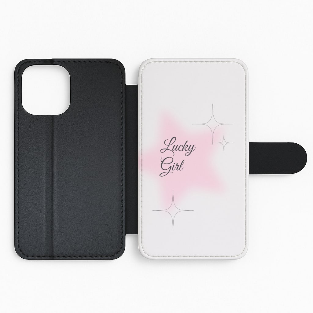 Lucky Girl - Clean Girl Aesthetic Flip Phone Case