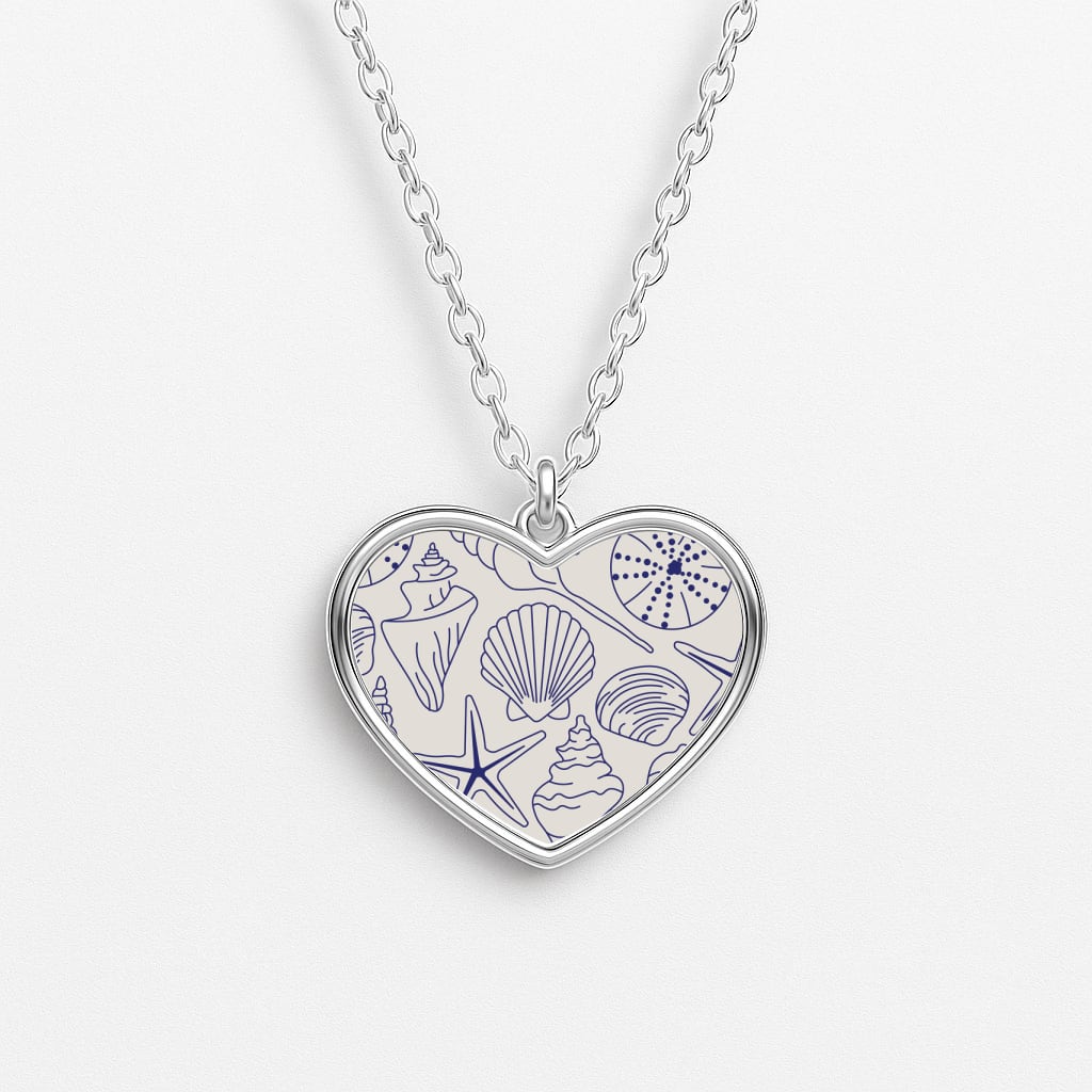 Sea Shells - Clean Girl Aesthetic Heart Necklace