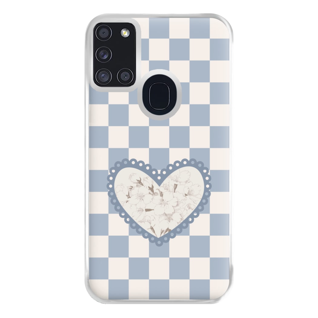 Doily Flower Phone Case for Galaxy A21s