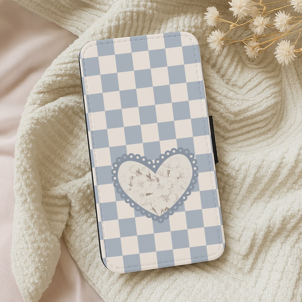 Doily Flower Wallet Phone Case
