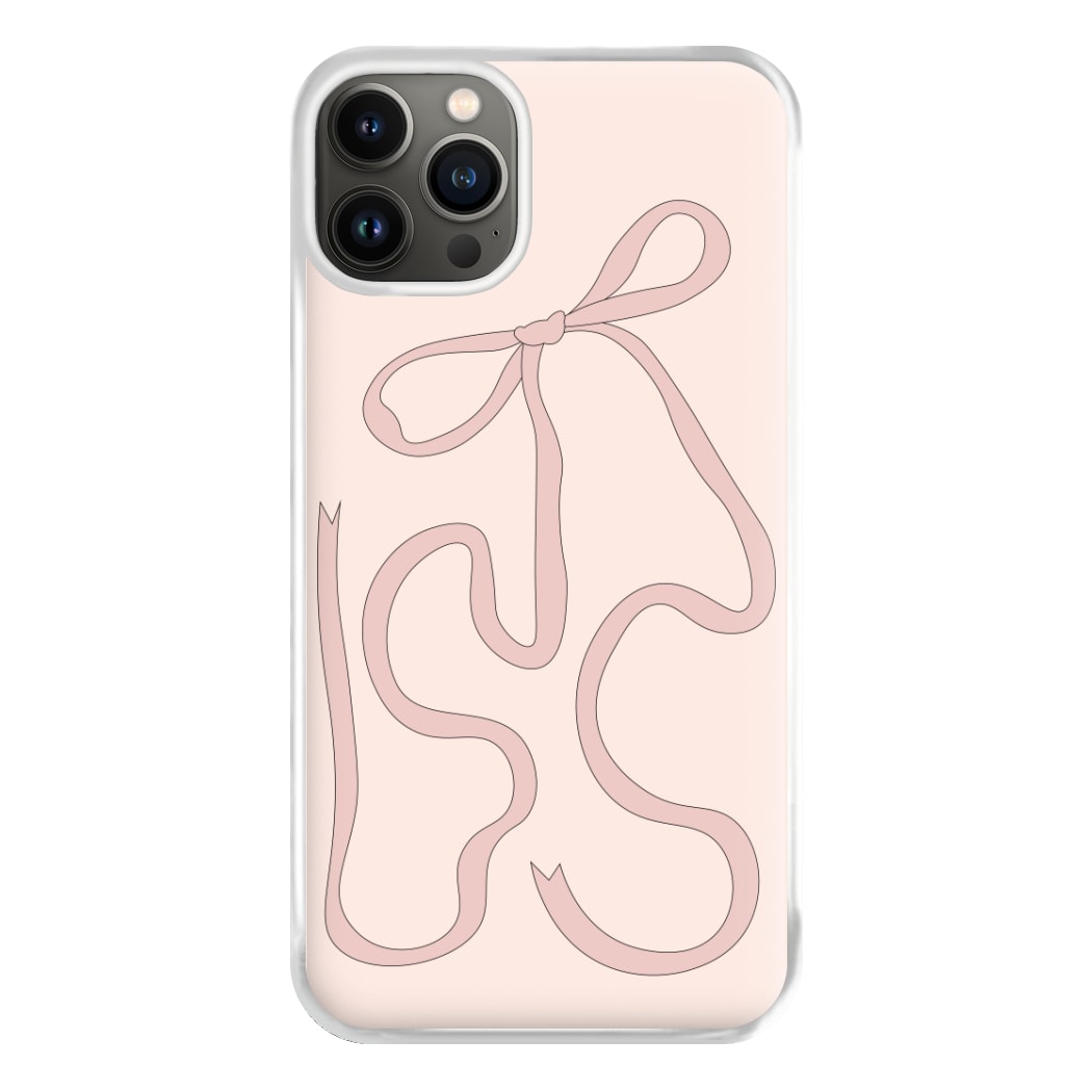 Pink Ribbon Phone Case for iPhone 13