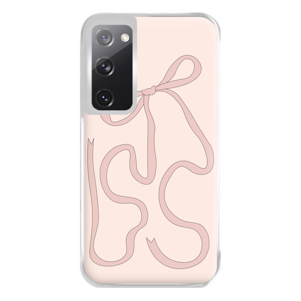 Pink Ribbon Phone Case for Galaxy S20FE
